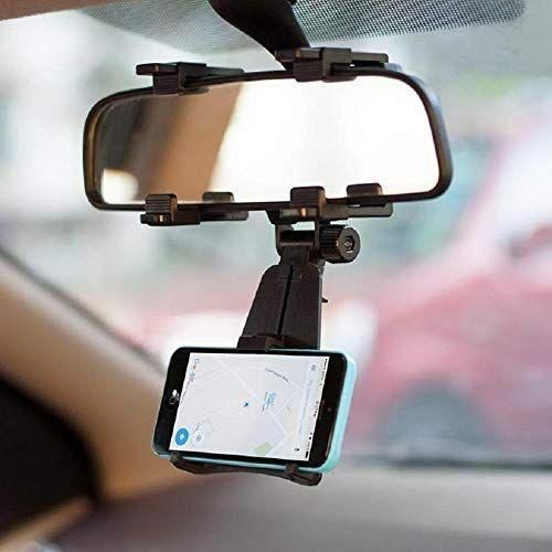Car Mobile Holder Stand Double Clamp for Car Windshield